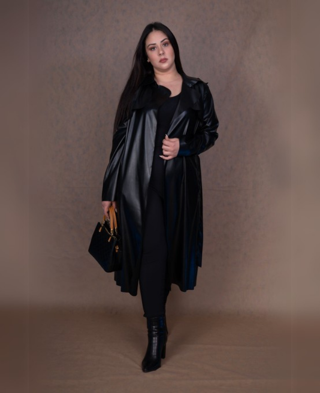 Trench-coat Similicuir